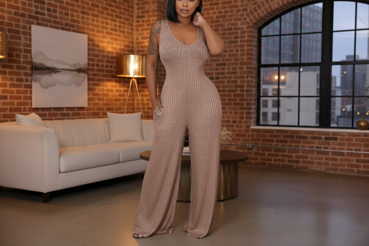 Rose Wide Leg Jumpsuit