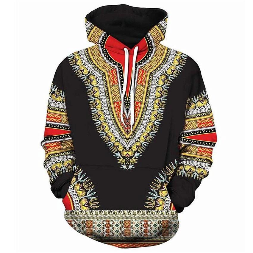 Sudaderas con capucha "Dashiki" para hombres
