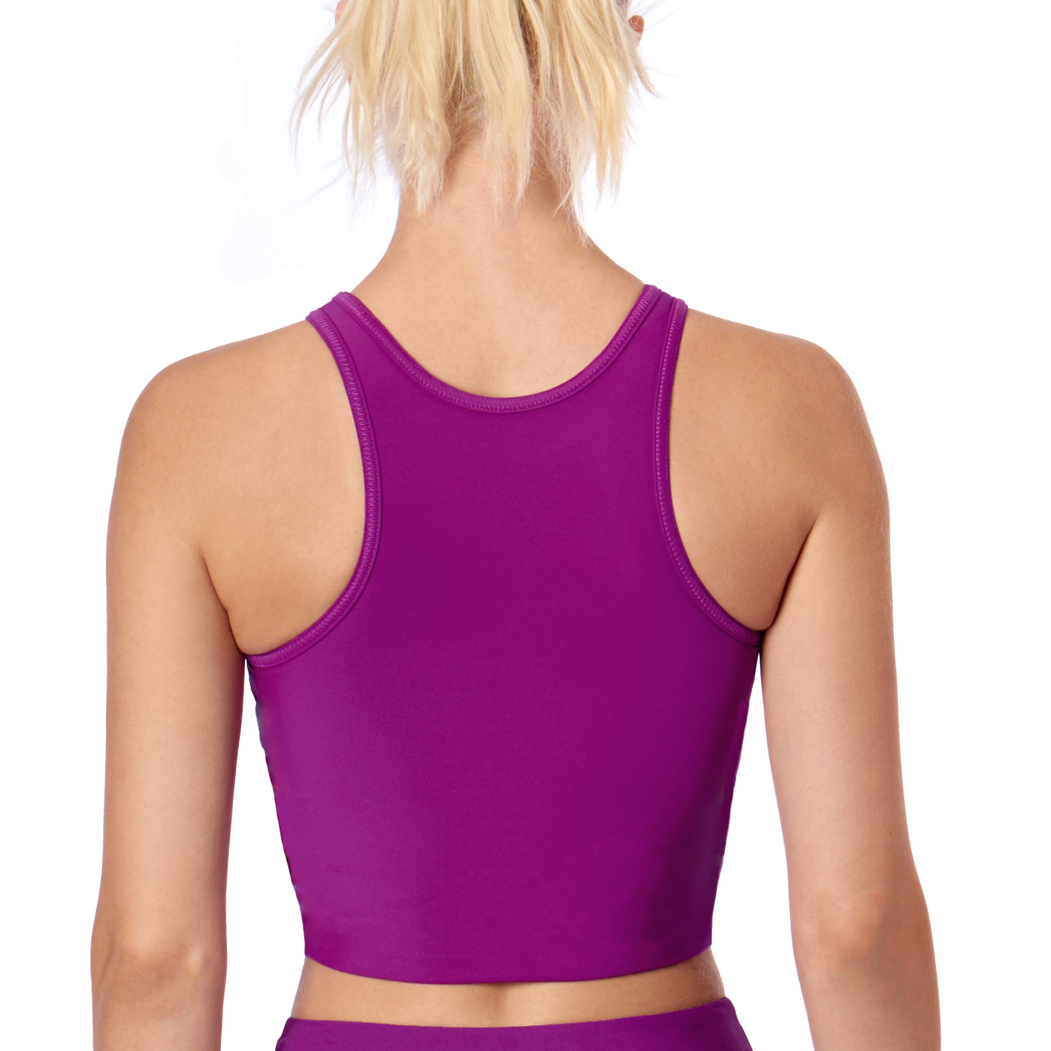 CONTRAST ZIGZAG BRA