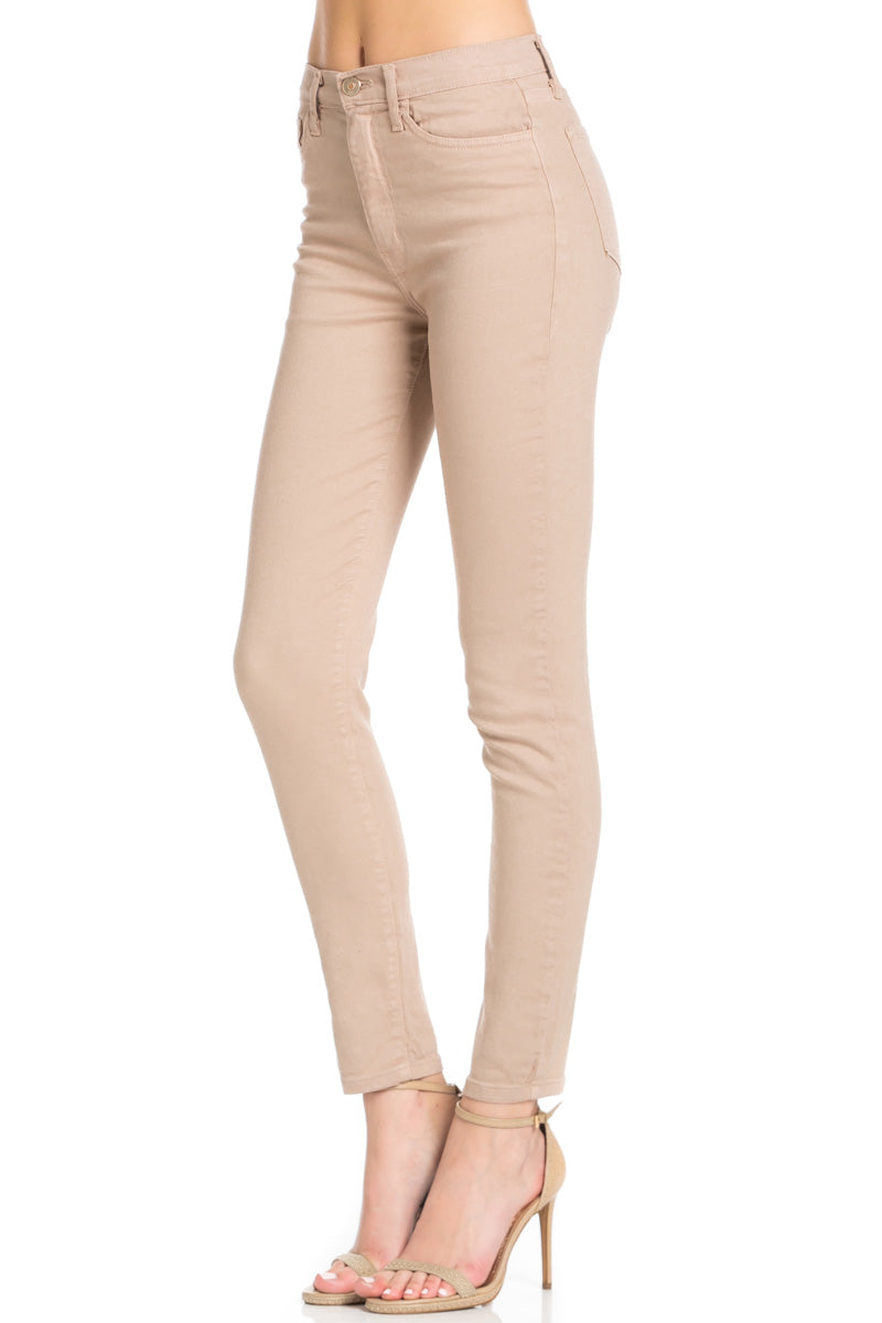 That's Jean-ius High Waisted Skinny Jeans in Coco