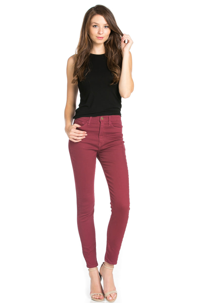 That's Jean-ius High Waisted Skinny Jeans in Coco
