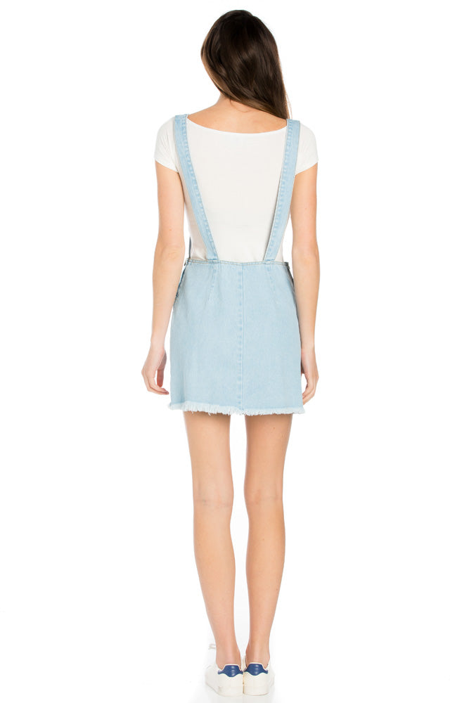 Hit The Road Jack Skirt Overalls Black
