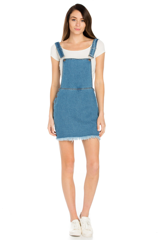Hit The Road Jack Skirt Overalls Olive