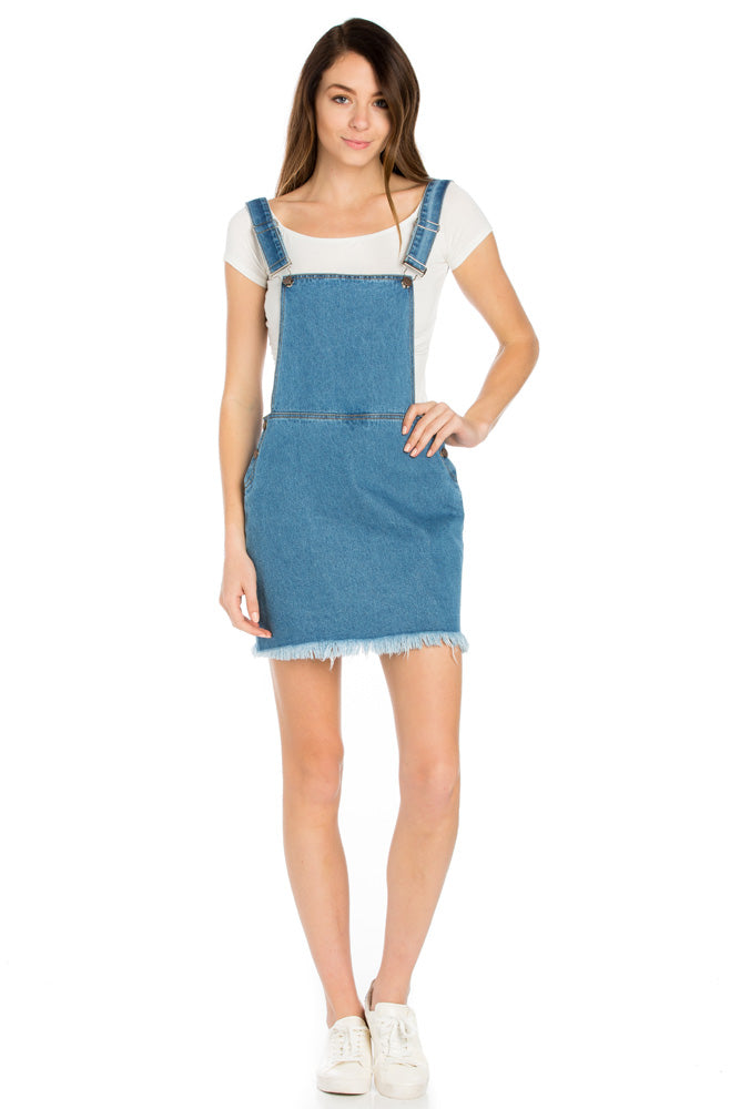Hit The Road Jack Skirt Overalls Olive