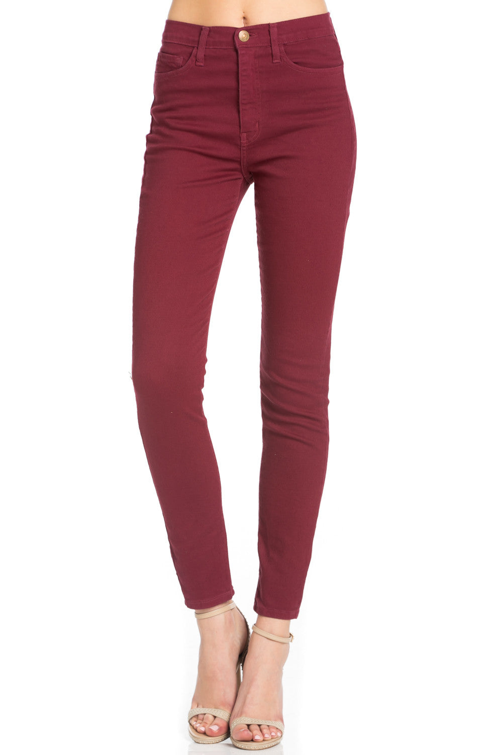 That's Jean-ius High Waisted Skinny Jeans in Coco