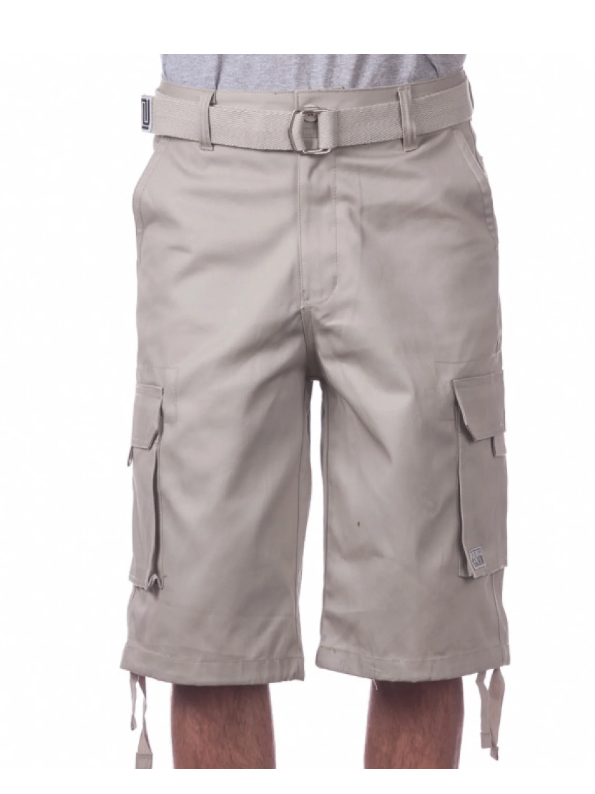 Pantalones Cortos Cargo de Sarga de Algodón para Hombre Pro Club