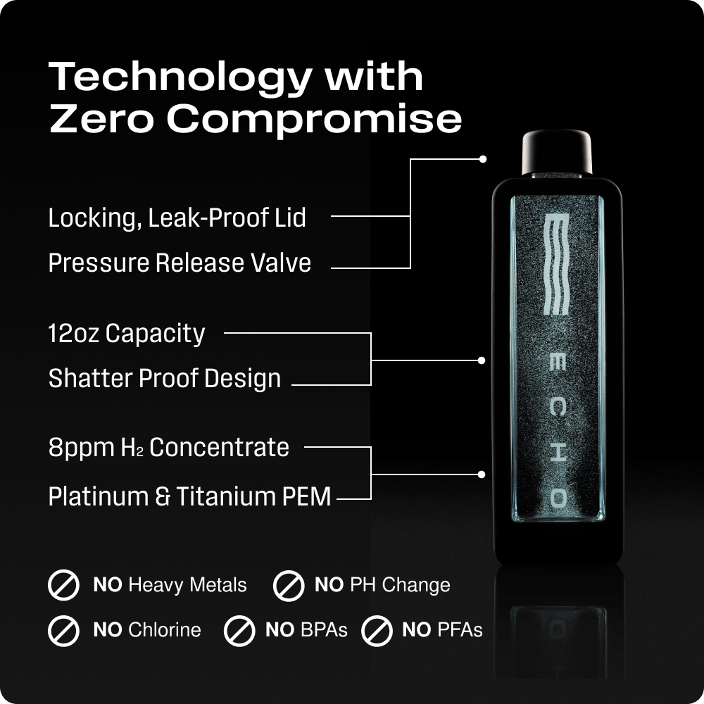 Botella de agua de hidrógeno ECHO Flask