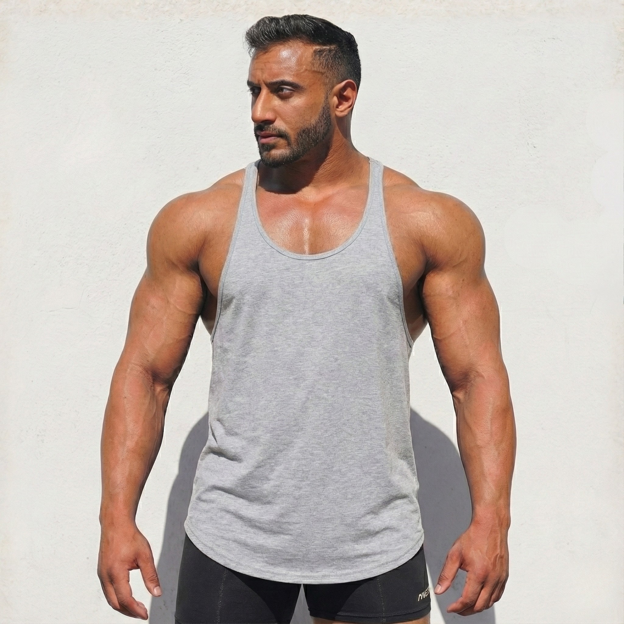 Camiseta sin mangas tipo Stringer