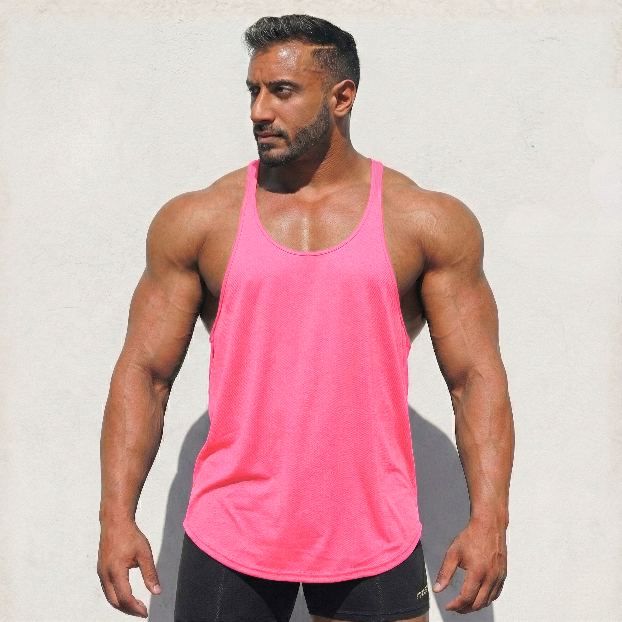 Camiseta sin mangas tipo Stringer