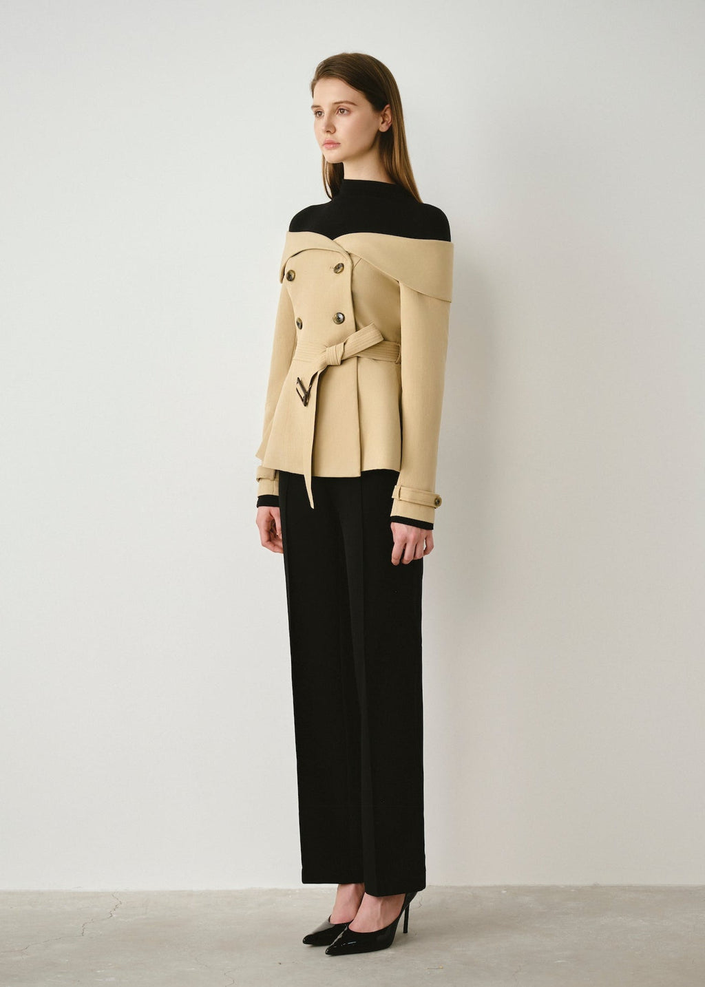 Tailored Straight Leg Pants