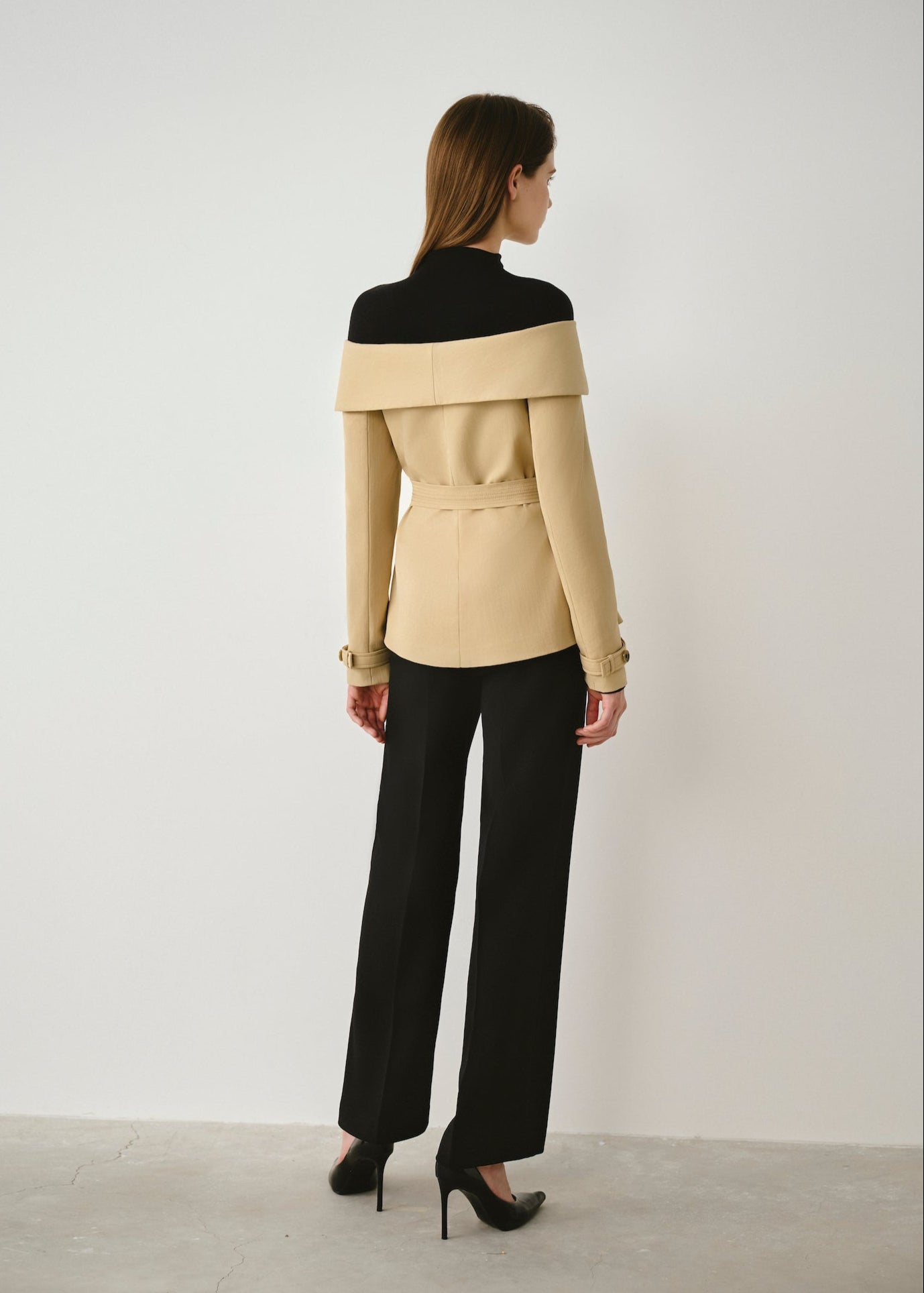 Tailored Straight Leg Pants