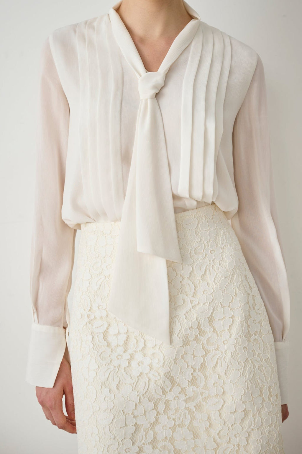 Lace Textured A-Line Mini Skirt