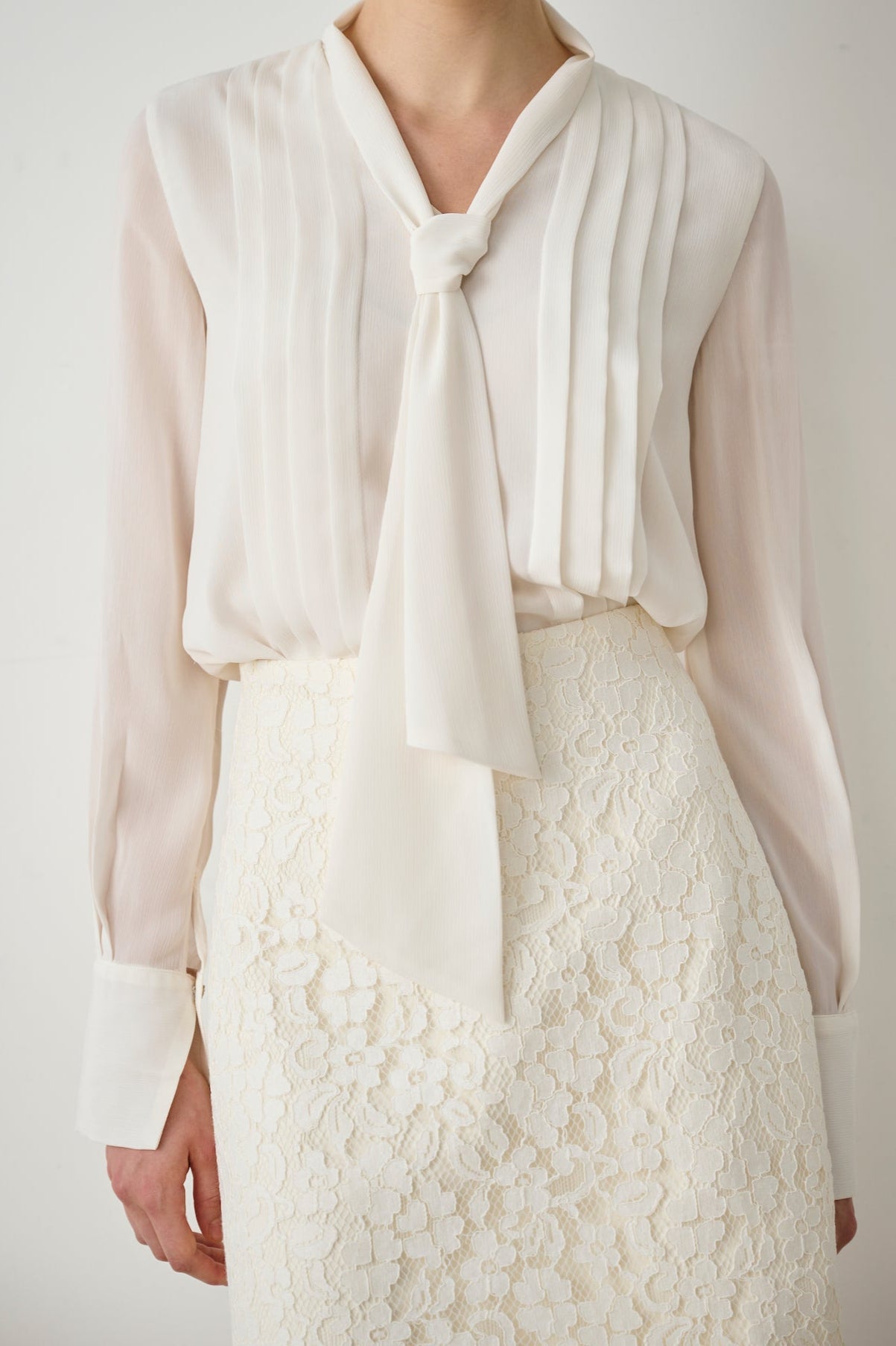 Lace Textured A-Line Mini Skirt