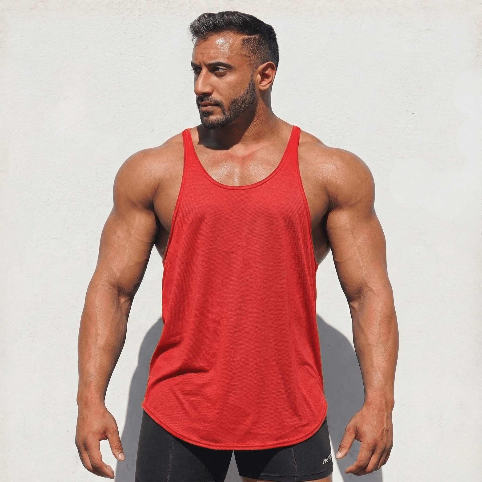 Camiseta sin mangas tipo Stringer