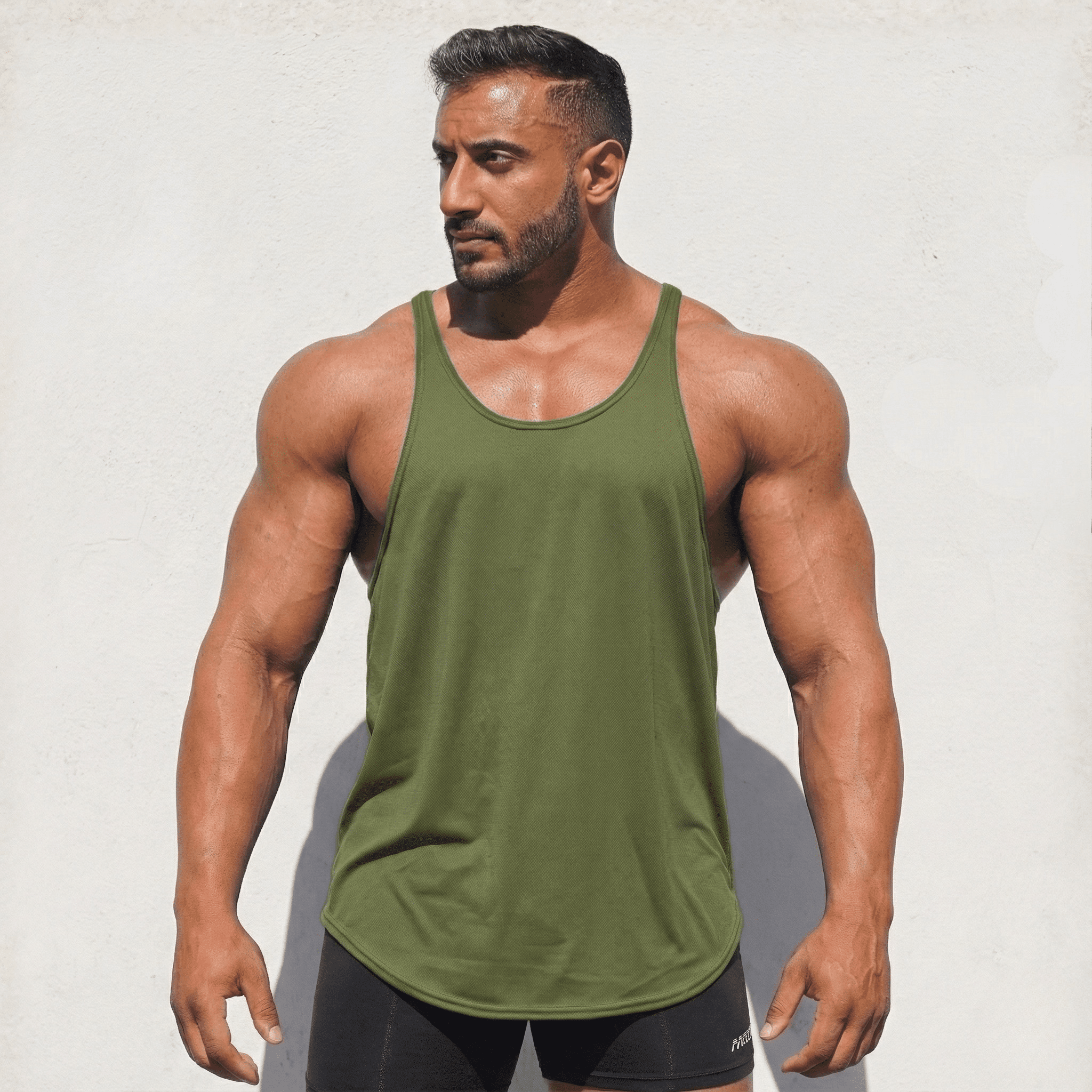 Camiseta sin mangas tipo Stringer