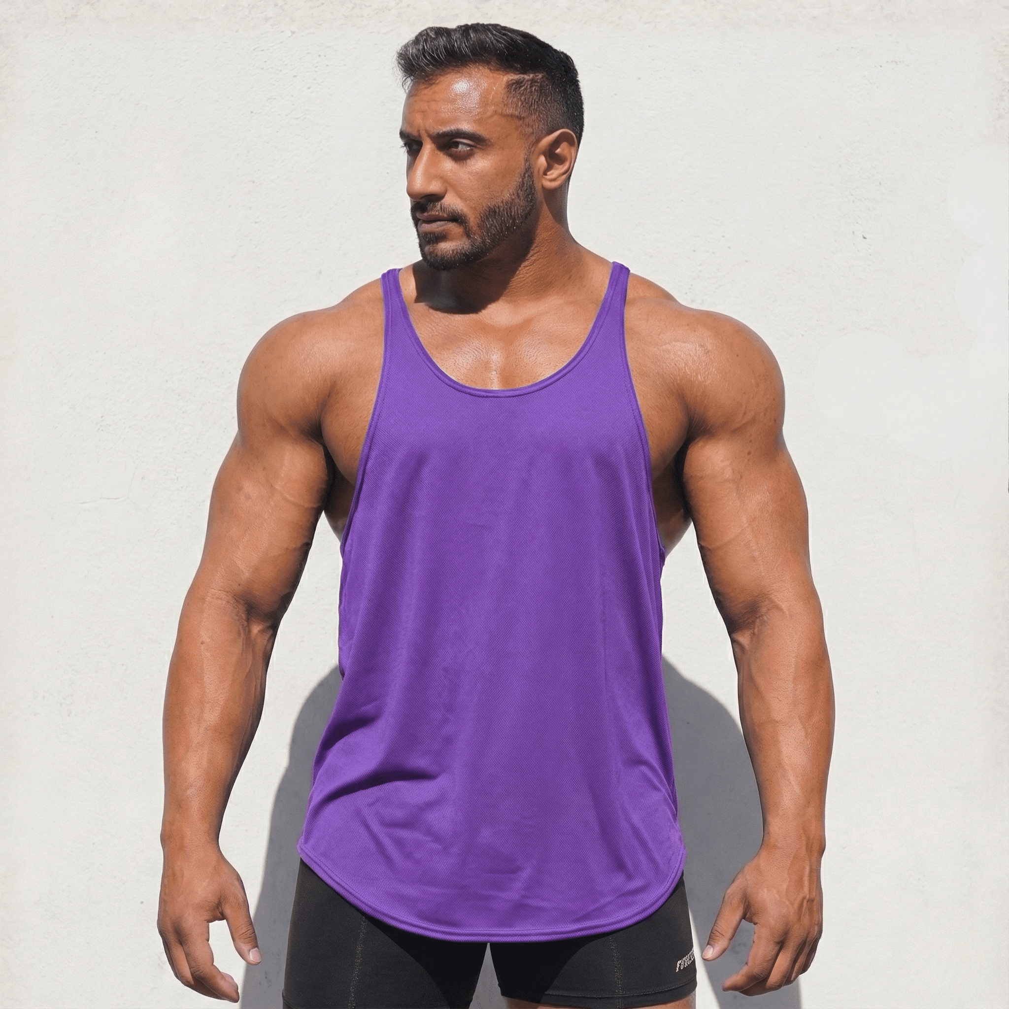 Camiseta sin mangas tipo Stringer