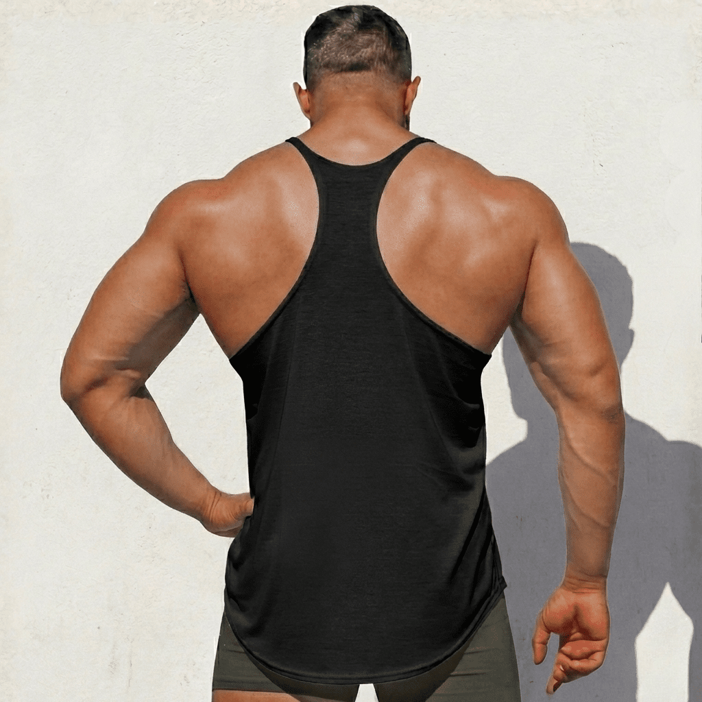 Camiseta sin mangas tipo Stringer