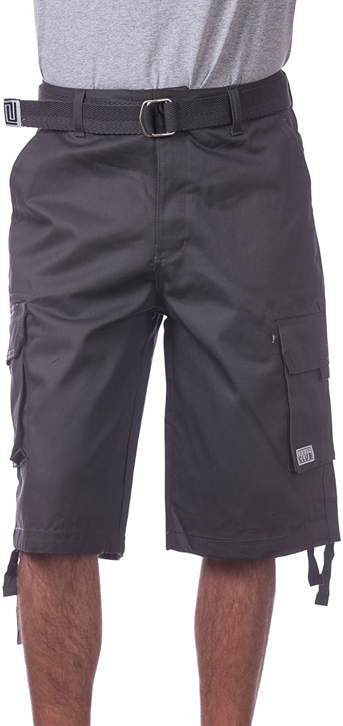 Pantalones Cortos Cargo de Sarga de Algodón para Hombre Pro Club