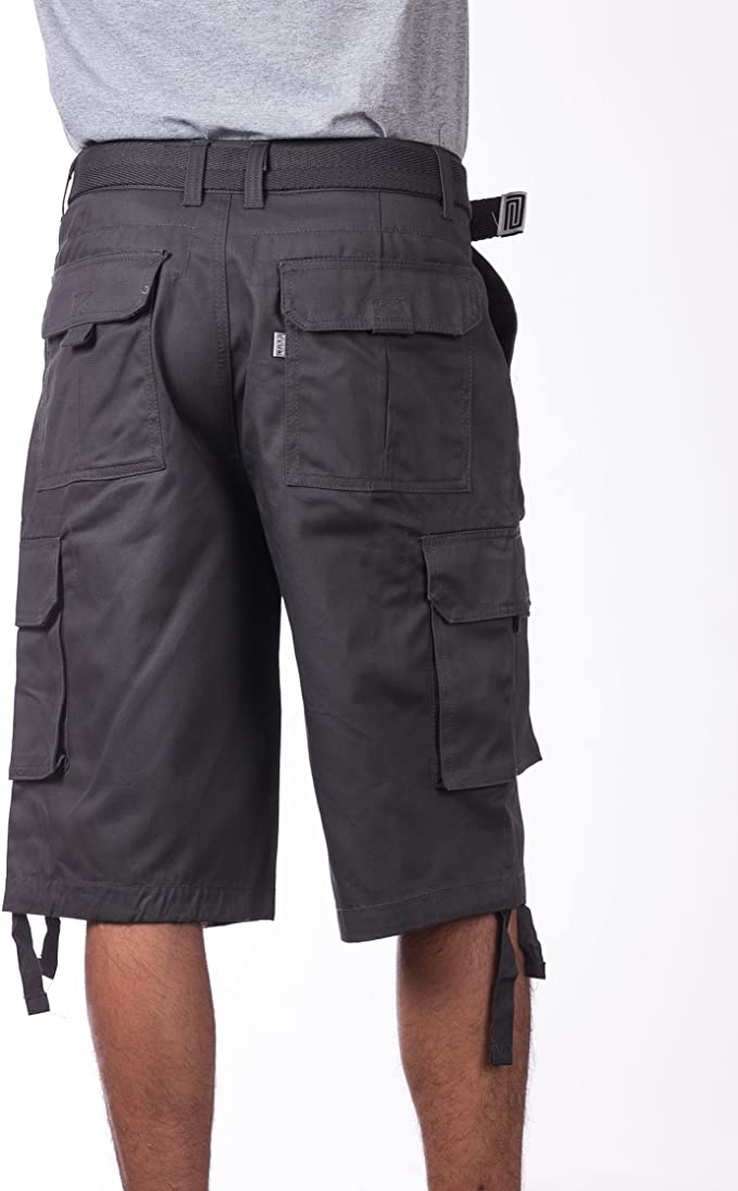 Pantalones Cortos Cargo de Sarga de Algodón para Hombre Pro Club