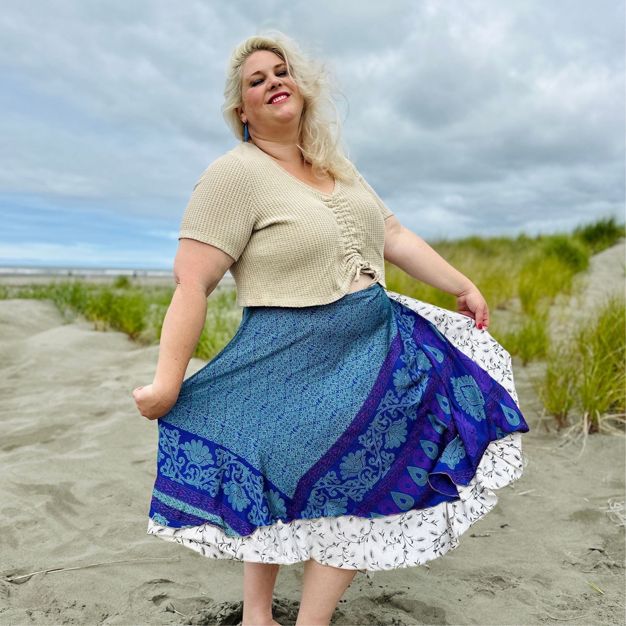 La falda pareo sari original