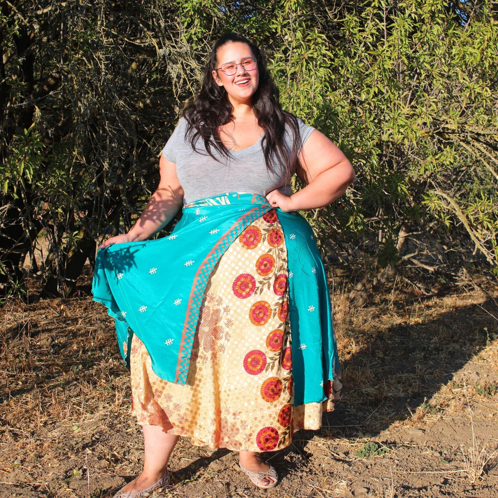 La falda pareo sari original