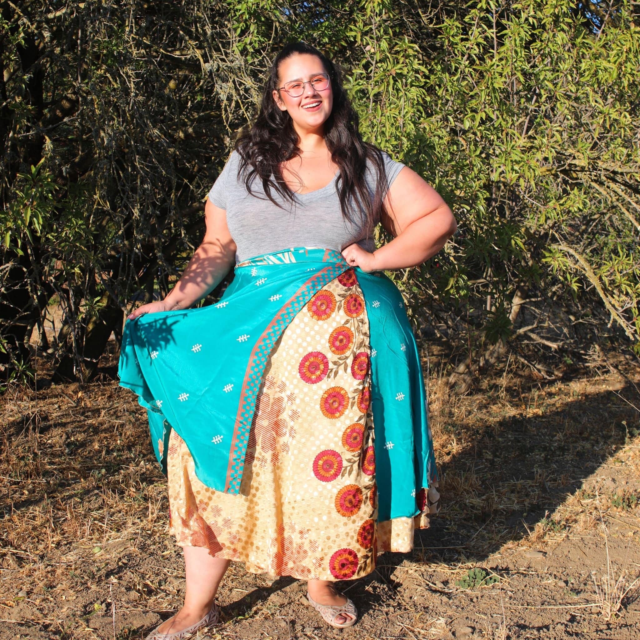 La falda pareo sari original