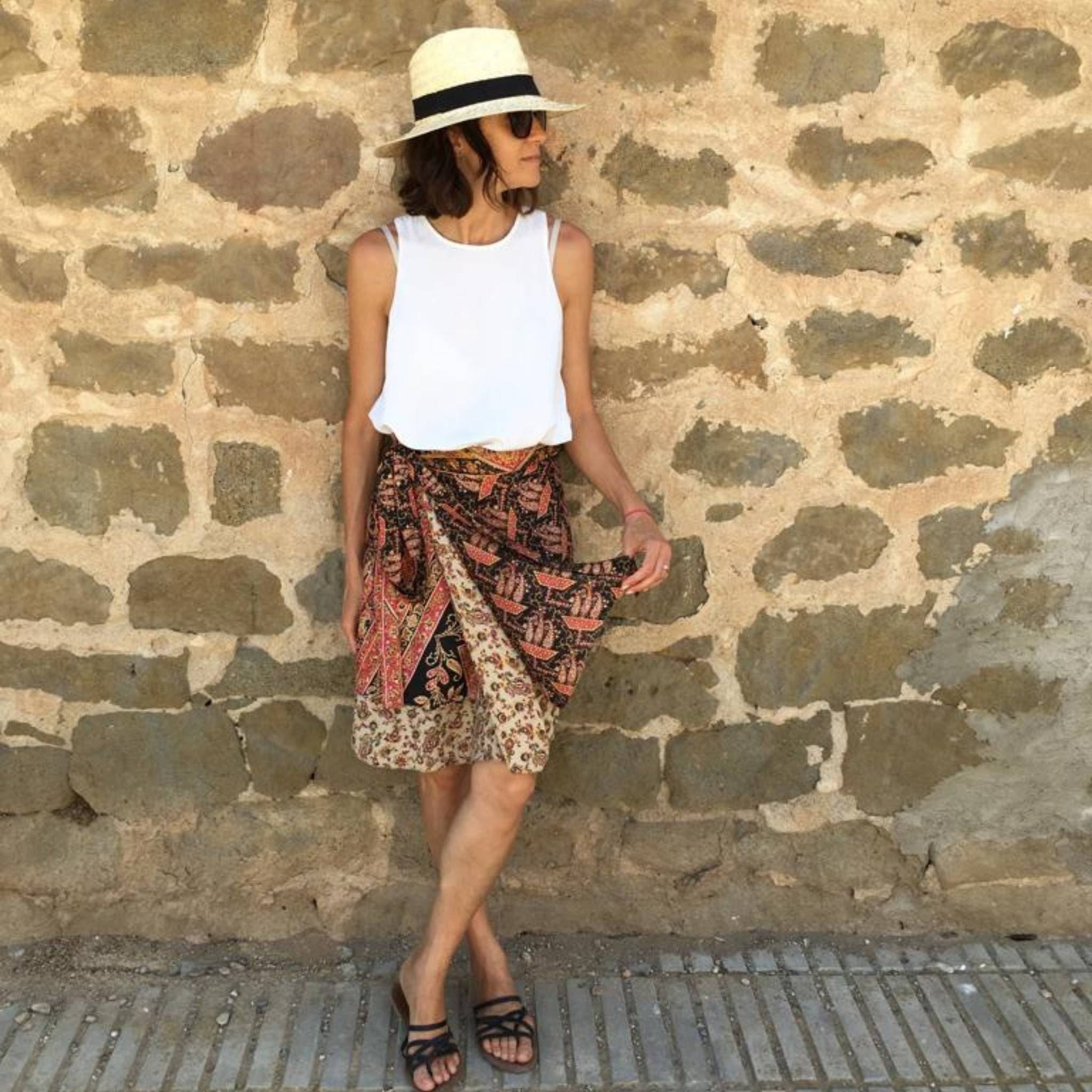 La falda pareo sari original