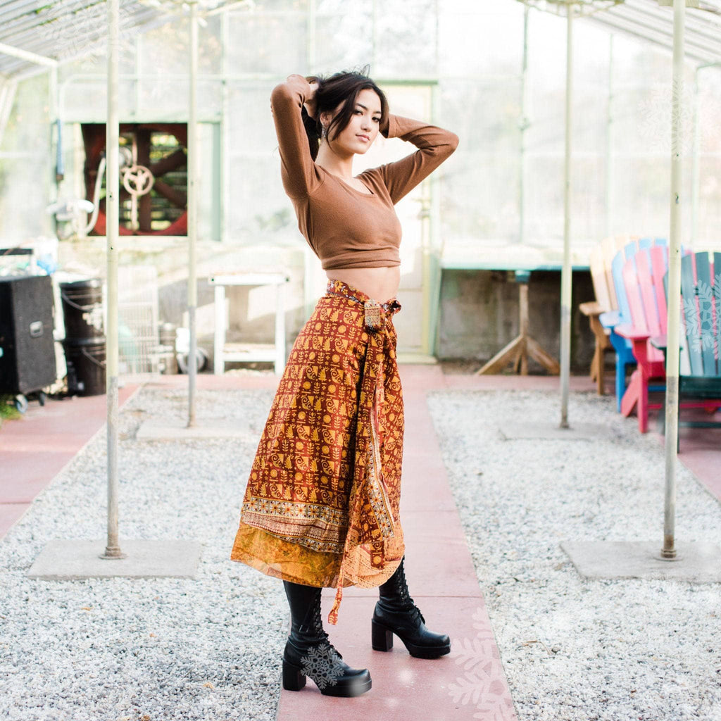 La falda pareo sari original