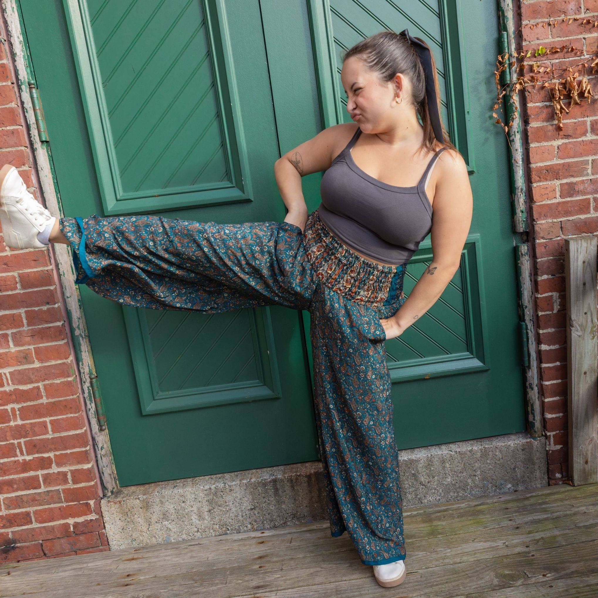 Pantalones palazzo de pierna ancha Free Spirit