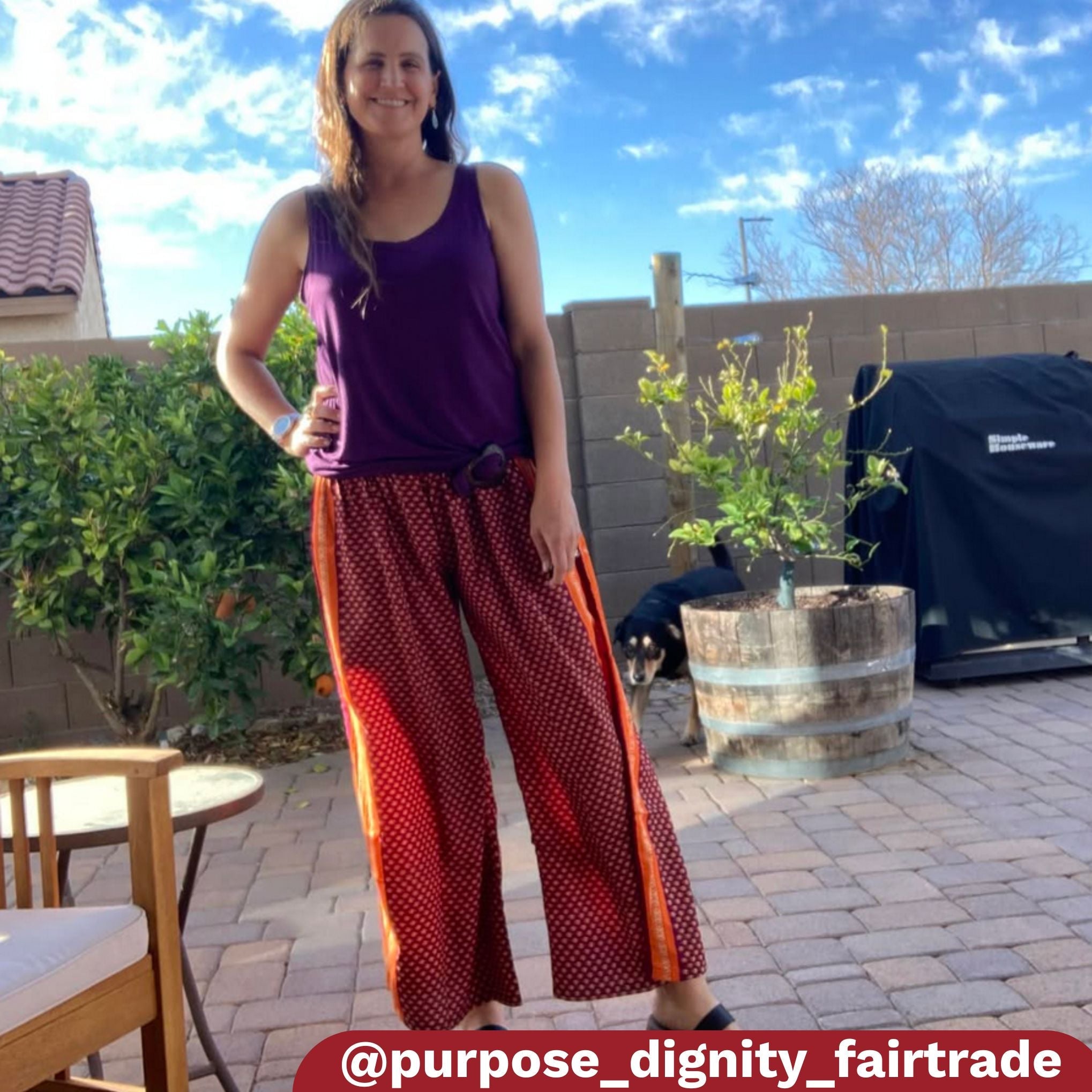 Pantalones palazzo de pierna ancha Free Spirit